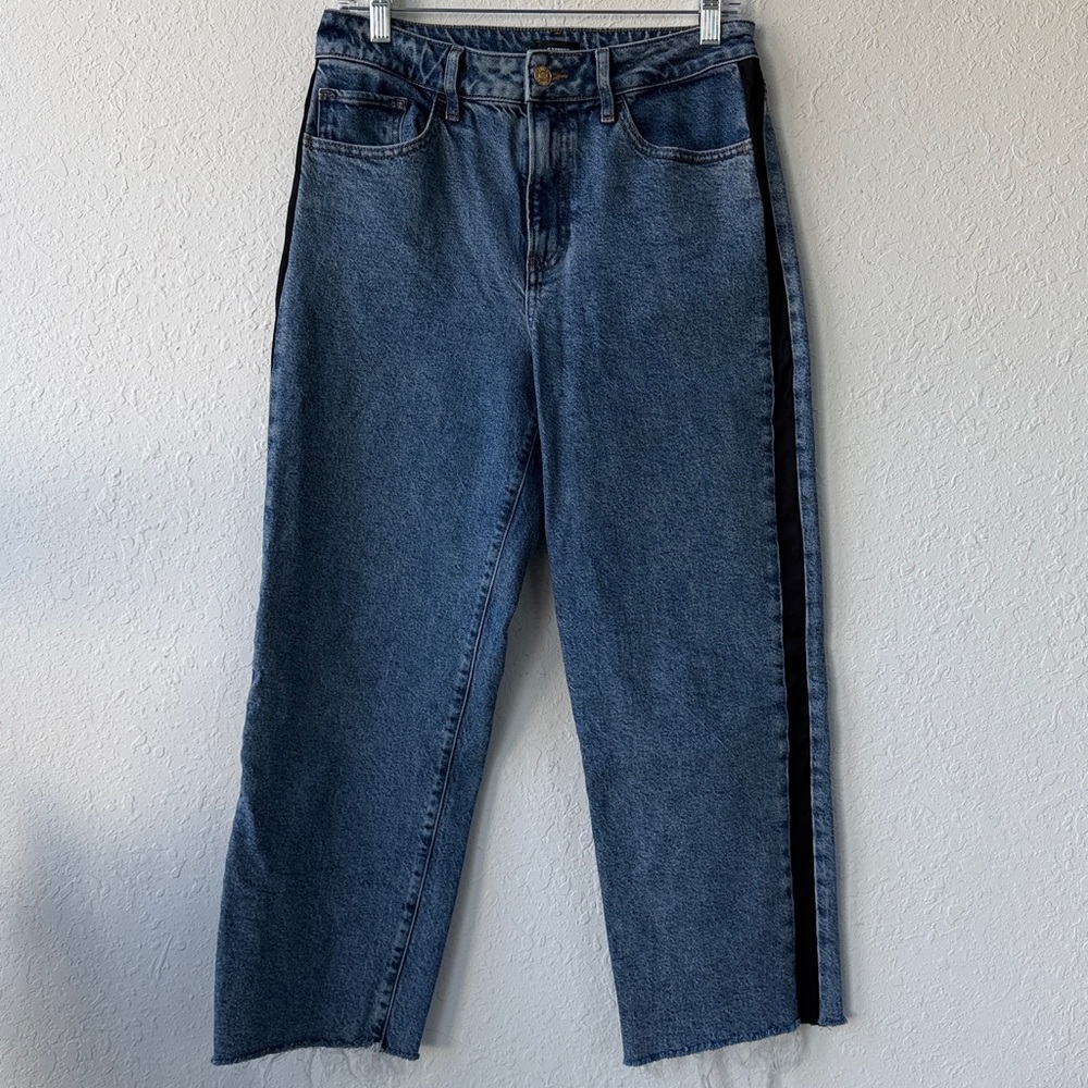 Express Women’s High Rise Relaxed Straight Ankle Jeans Size 6R